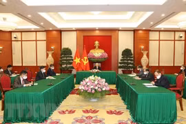 越共中央总书记阮富仲与斯里兰卡总统通电话