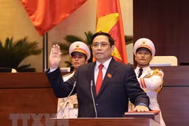柬埔寨首相洪森致信祝贺范明政被选为越南政府总理