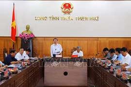 越南国会副主席冯国显在承天顺化省进行实地检查