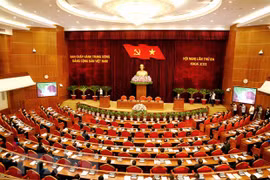 越共第十三届中央委员会第三次全体会议落下帷幕