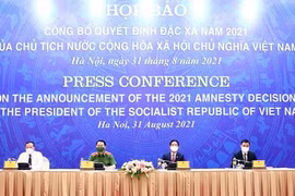 越南国家主席办公厅举行记者会 正式对外公布2021年特赦令
