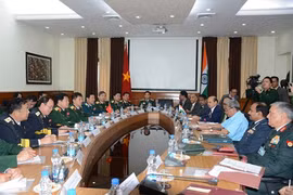 会谈场景（图片来源：《越南人民军报报》）