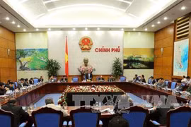 确保受环境污染事故影响的中部四省民众生活稳定和正常生产经营活动的事务指导委员会第五次会议全景（图片来源：越通社）