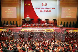 越共十二大提出经济迅速且可持续发展的目标。