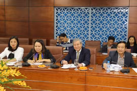 越南社会保险领导会见菲律宾国家经济发展署副署长艾迪伦（图片来源：baohiemxahoi.gov.vn）