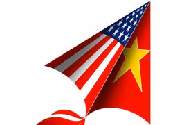 加强越美两国人民间的友好合作关系