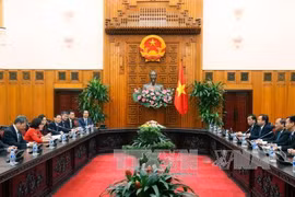 会见场景（图片来源：越通社）