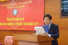 越南农业与农村发展部林业总局副总局长阮伯义。