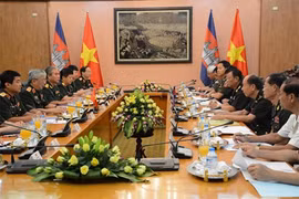 第二次越柬国防政策对话场景
