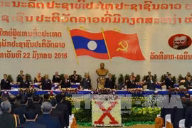 老挝人民革命党第十次全国代表大会于18日上午在首都万象隆重召开。