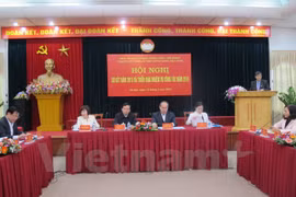祖国阵线中央委员会主席阮善仁出席会议（图片来源：越通社）