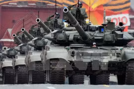 T-90主战坦克。（图片来源：越通社）