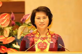 国家选举委员会主席阮氏金银