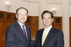 越南政府总理阮晋勇会见世行行长金墉