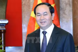 越南国家主席陈大光（图片来源：越通社） 