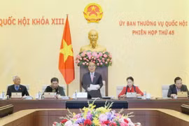 越南国会主席阮生雄出席开幕式并致辞 （图片来源：越通社）