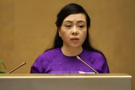 越南卫生部部长阮氏金进被选举为第六届越南法国友好合作协会主席（图片来源：越通社）