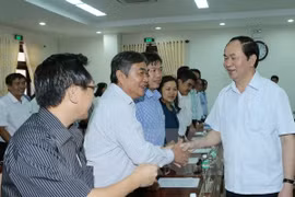 越南国家主席陈大光莅临富安省（图片来源：越通社）