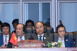 越南政府总理阮春福出席第28、29届东盟峰会开幕仪式（图片来源：越通社）