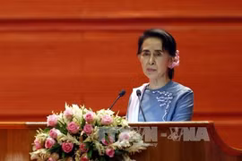 缅甸国家顾问昂山素季（图片来源：越通社）