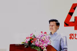 老挝政府总理通伦·西苏里。