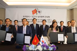 越南西贡贸易总公司（Satra）与韩国希杰集团（CJ）最近已签署­合作协议