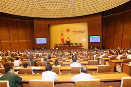 越南第十四届国会一次会议全景。