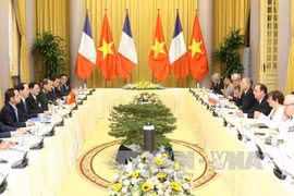会谈场景（图片来源：越通社）