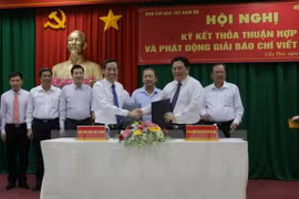 合作备忘录签约仪式（图片来源：越通社）