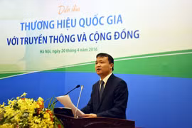 越南工商部副部长、越南国家商标理事会常务副主席杜胜海 在会上讲话