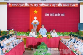 调研座谈场景（图片来源：越通社）