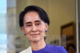 缅甸国家顾问兼外交部长昂山素季（图片来源：越通社）