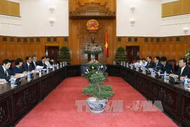 会见场景（图片来源：越通社）