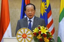 柬埔寨王国副首相兼外交国际合作部大臣贺南洪（图片来源：越通社）
