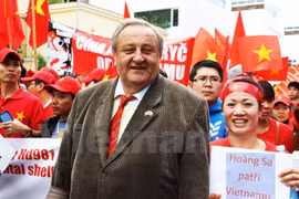 捷克越南友好协会主席马塞尔·温特（图片来源：越通社） 