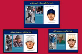 泰国警方公布南部系列爆炸袭击案4名嫌疑人的模拟画像（图片来源：bangkokpost.com）