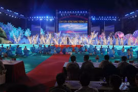 2016年清化省岑山海洋旅游节开幕式（图片来源：越通社）