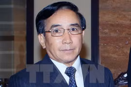 老挝人民民主共和国国家副主席潘坎·维帕万（图片来源：越通社）