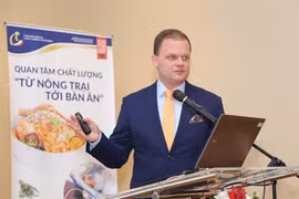 波兰驻河内市大使馆代表 Mariusz Boguszewski（图片来源：http://baodautu.vn/）