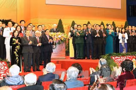 越南新一届中央委员会（图片来源：越通社）