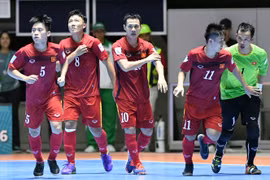 越南五人制足球队（图片来源：越南体育报）