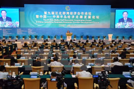 第九届泛北部湾经济合作论坛在广西南宁市举行（图片来源：越通社）