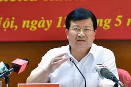 越南政府副总理郑廷勇主持会议（图片来源：越南政府门户网站）