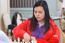 越南棋手阮氏枚兴（图片来源：体育报）