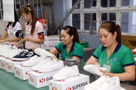 同奈省鞋类出口额增长4亿多美元（图片来源：越通社）