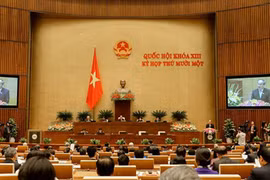 越南国会讨论《新闻法修正案（草案）》（图片来源：越通社）