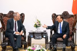 阮春福总理会见德国新任驻越大使克里斯蒂安•贝格尔（图片来源：越通社）