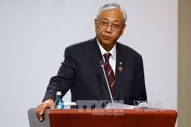 缅甸总统吴廷觉（图片来源：越通社）