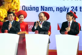 越南政府总理阮春福出席南会安休闲度假区动工仪式