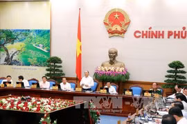 阮春福总理在会议上发表讲话（图片来源：越通社）